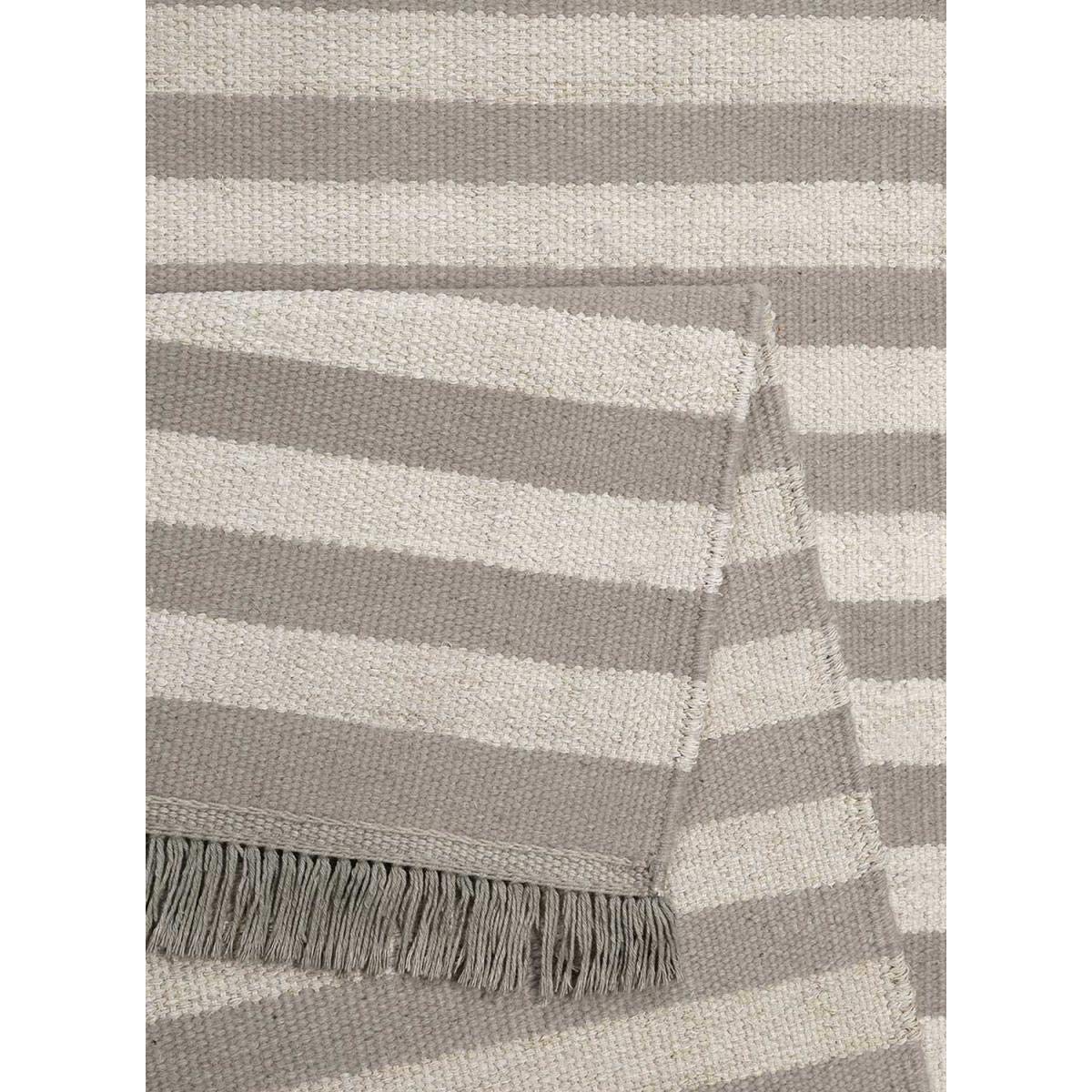 Carpets & Co. Noble Stripes Tapis de Marque Moderne, Chanvre/Laine Vierge., Naturel, 230 x 160 x 0.5 cm