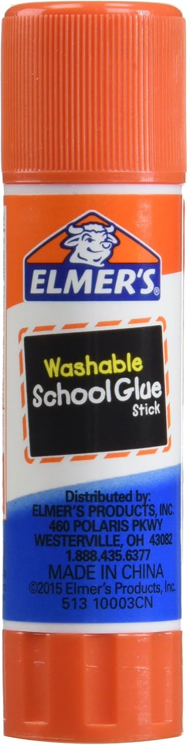 Elmer's Disappearing Purple School Glue Sticks, 0.21 Ounce Each, Pack of 4
