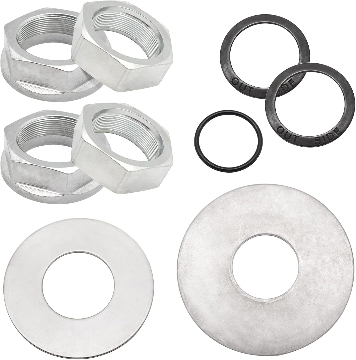 M MATI Axle Nut Washer Seal for Honda Rancher 420 TRX420 2007-2013 90307-HM5-930 90308-HM5-930 90481-HC4-000