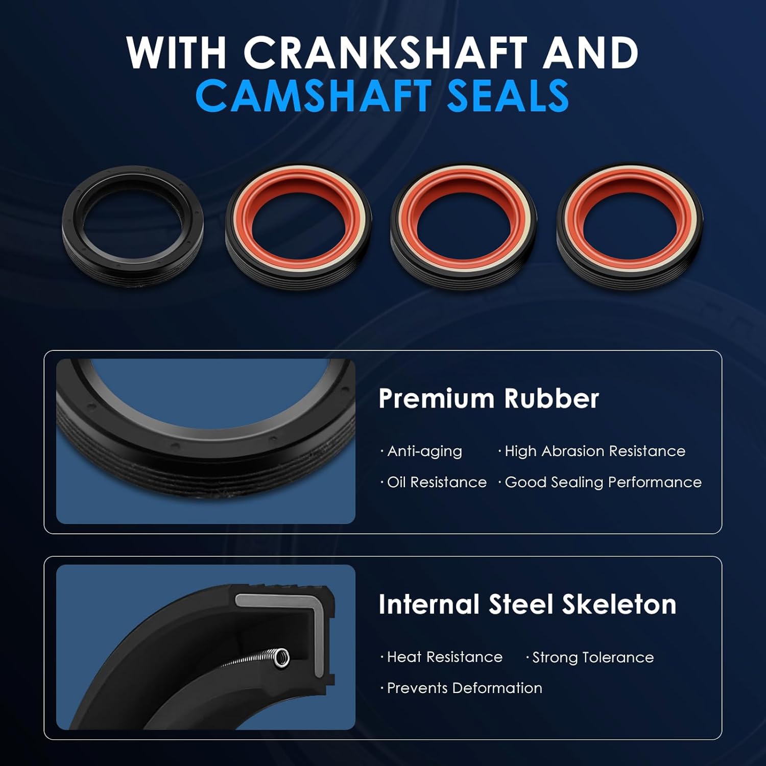 ECCPP Timing Belt Kit with Water Pump Compatible 2000-2006 For Audi TT For Quattro 2001-2005 For Volkswagen Beetle 2001-2006 For Volkswagen For Golf 2001-2005 For Volkswagen For Jetta TBK306 TS26306