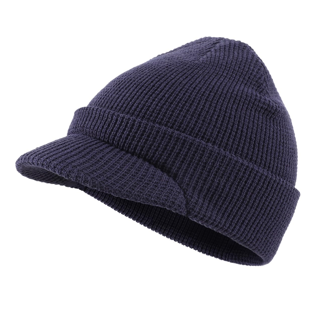 Bonnet en laine mélangée double couche thermique ultra isolant - 7