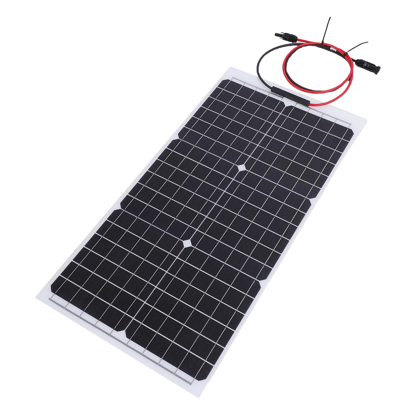 BRRNOO Panel Słoneczny Półelastyczny Monokrystaliczny 30W, Wydajny Panel