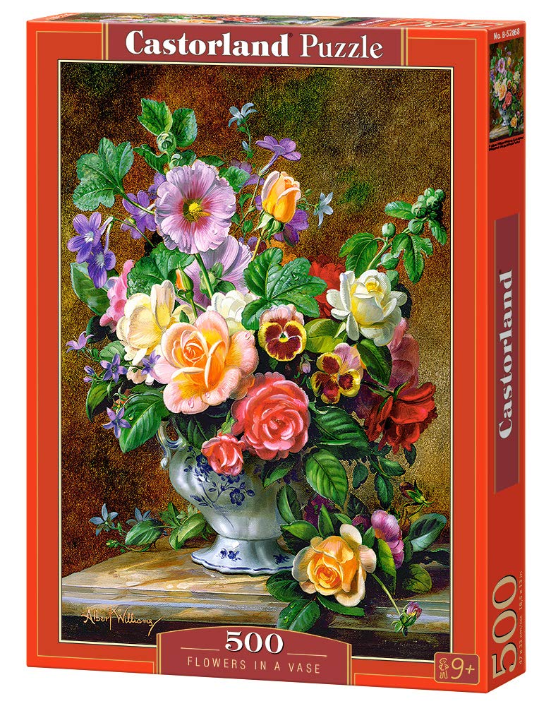 Buy Castorland 500 Piece Jigsaw Puzzle, Flowers in a Vase, Flower