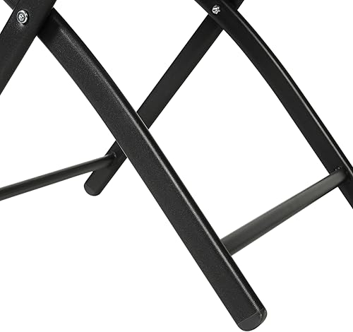 Miniatura 12 de Flash Furniture Brazos - Sillas plegables comerciales para interiores y exteriores, respaldosasientos Flex Comfort, marcos de metal, diseño plegable