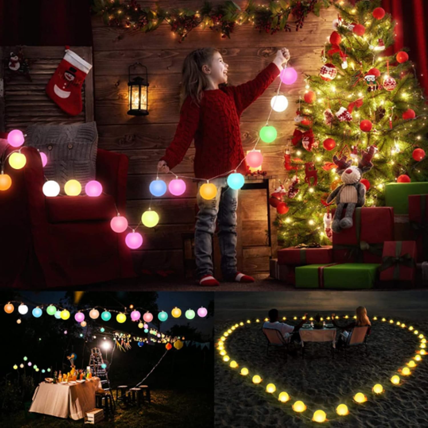 Borelor Floating Pool Lights,3-Inch USB Rechargeable & Remote Control Globe Lamp IP68 Waterproof 16 Color Change Hot Tub Bath Lights, Party Holiday Outdoor Christmas Decorations(6 Pack)