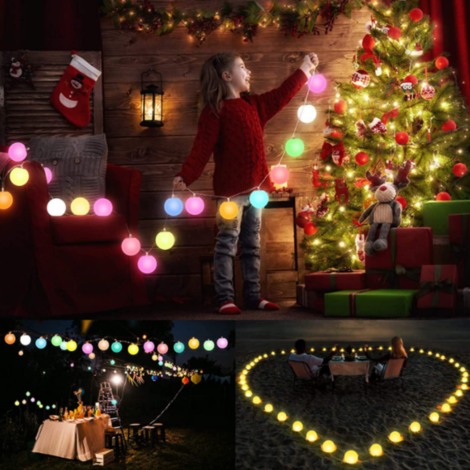 Borelor Floating Pool Lights,3-Inch USB Rechargeable & Remote Control Globe Lamp IP68 Waterproof 16 Color Change Hot Tub Bath Lights, Party Holiday Outdoor Christmas Decorations(6 Pack)