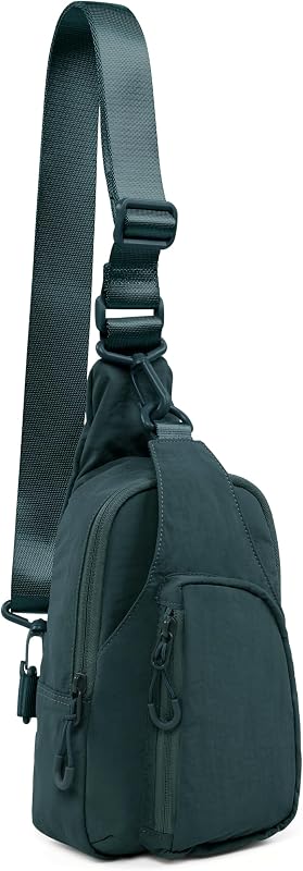 ODODOS Sling Bag with Adjustable Straps Crossbody Chest Bag Lightweight Backpack for Casual Traveling Hiking
