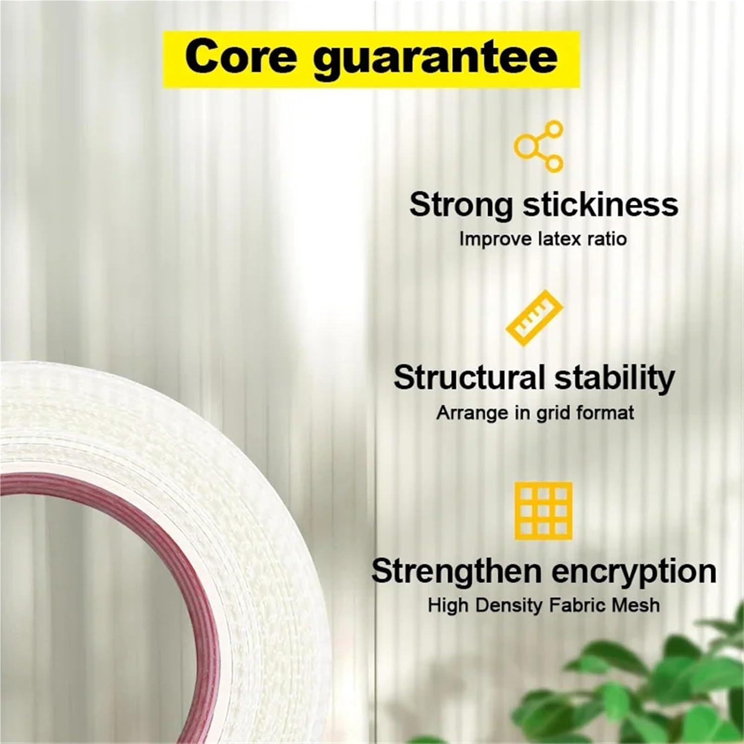 Window Screen Repair Tape Glass Fiber Mesh Cloth Grid Self-Adhesive Wall Crack Prevention Mesh Belt Cover Gypsum Alkali Resistant Tape Wall Crack Repair(White 200mmX0.15mm)
