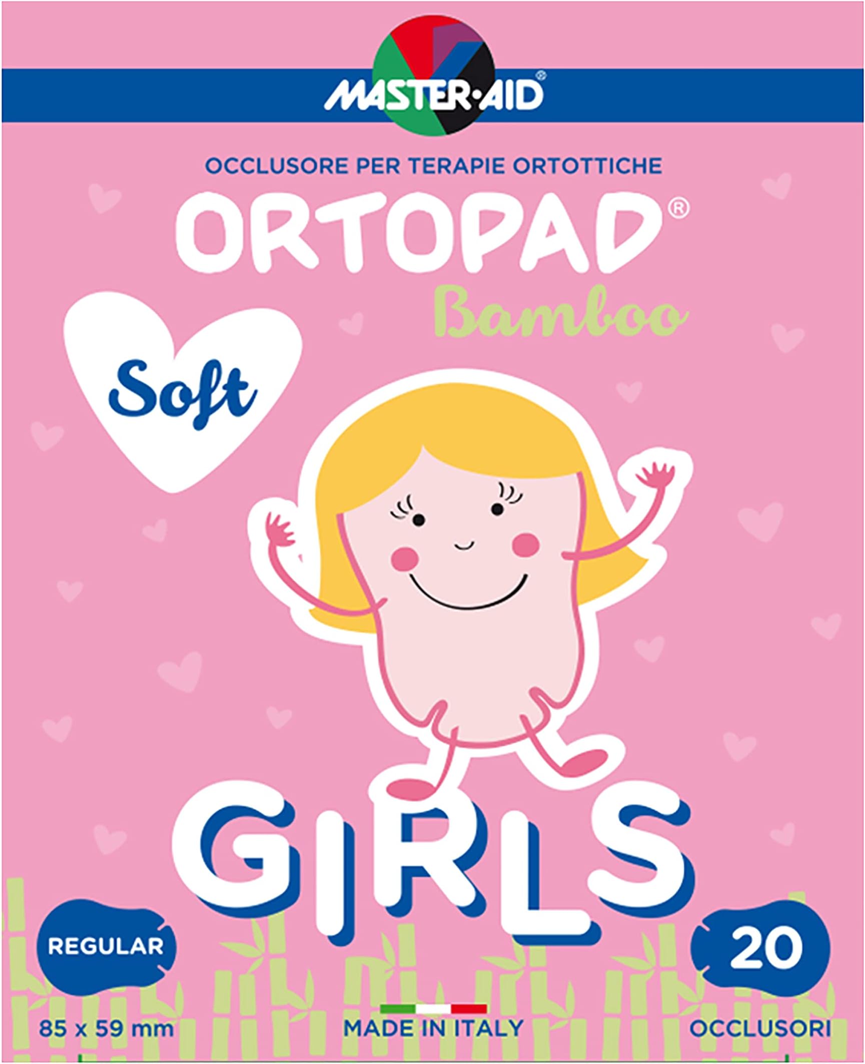 Ortopad CER Soft Girls Reg 20P
