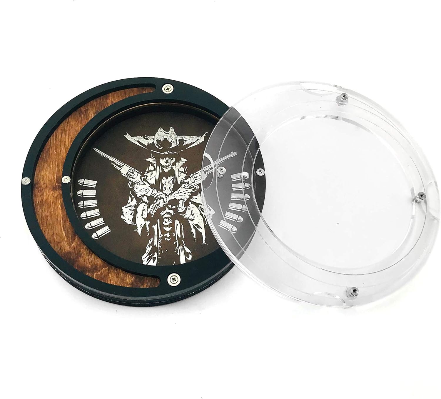 C4Labs Eclipse 2.0 Padded Dice Tray with Magnetic Lid – Gun Slinger Gunslinger