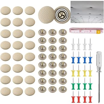 Car roof liner repair kit grey rivets button screws tool