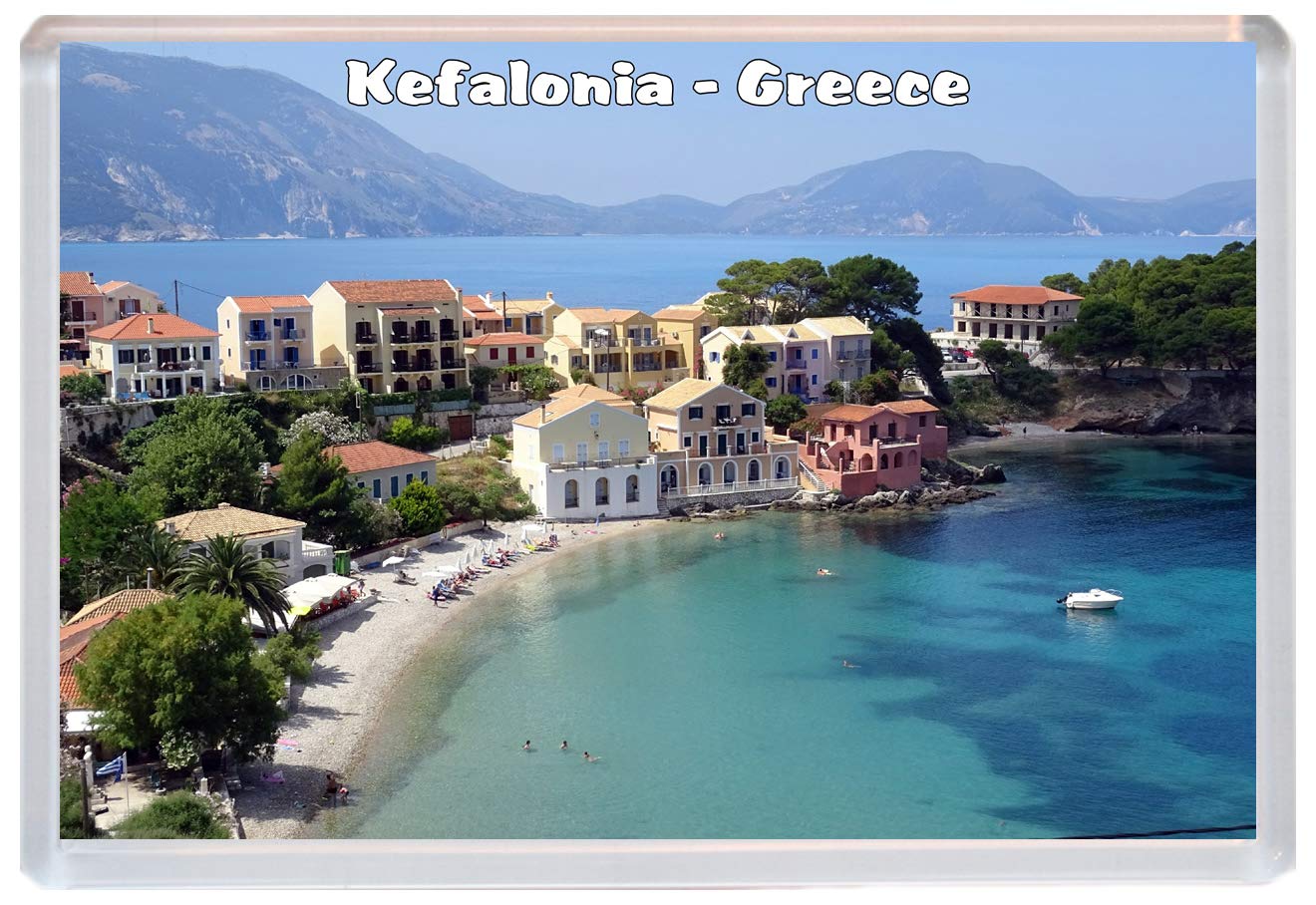 Baked Bean Store Kefalonia - Greece - Jumbo Fridge Magnet Bbsm587