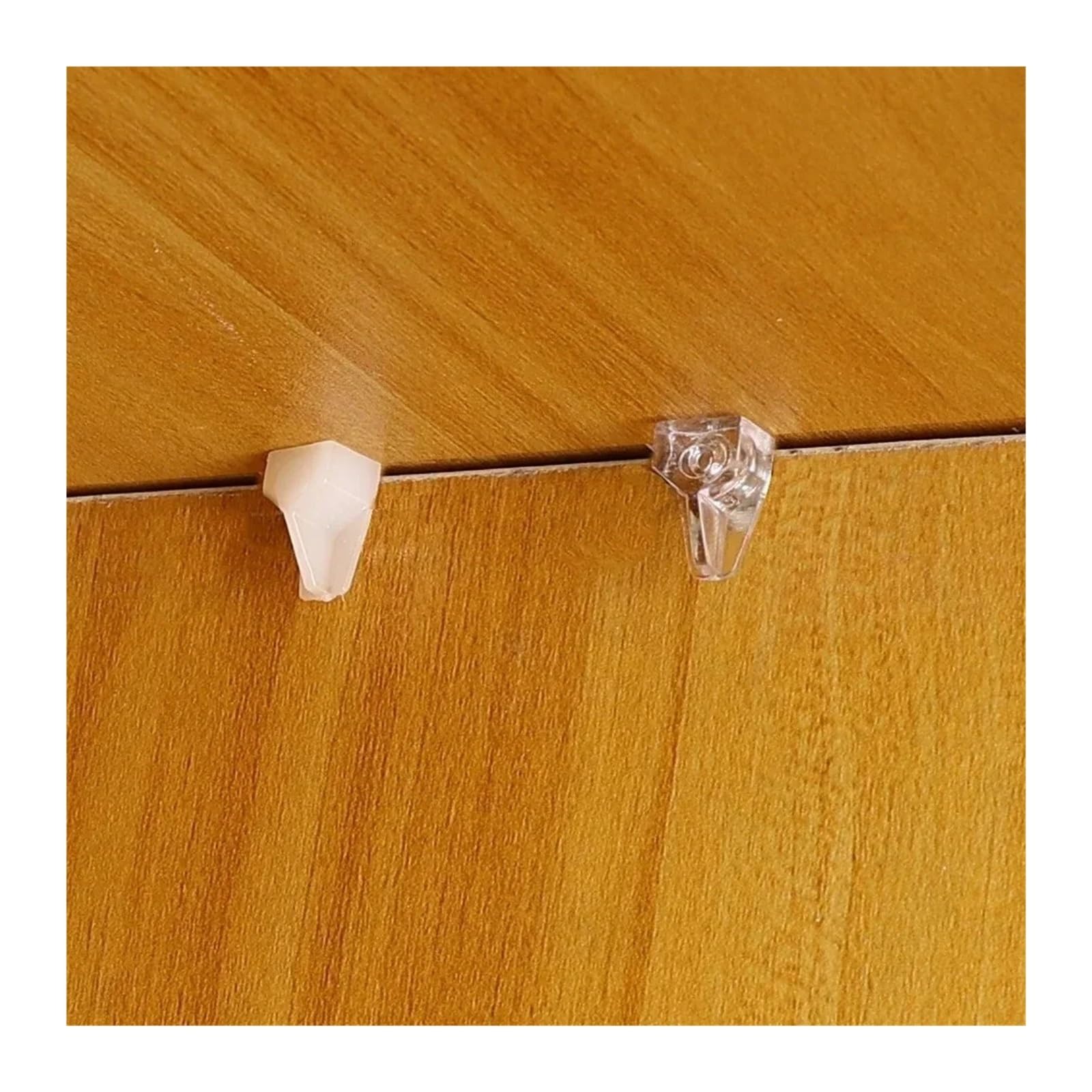 Clavijas transparentes for estante, separador de soporte Metal, estantes fijos for guardarropa, for placa vidrio, 500/200/50/10 Uds(500PCS)