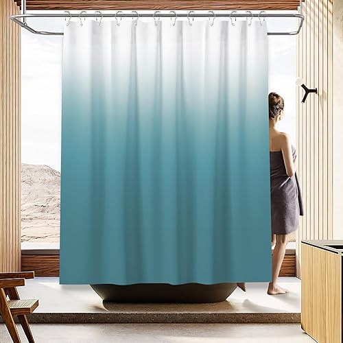 Miniatura 46 de Juegos de baño con cortina de ducha y alfombras