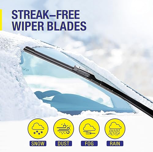 Miniatura 6 de Limpiaparabrisas de repuesto de 26 pulgadas + 17 pulgadas, repuesto para Subaru Forester 2021 2020 2019 (juego de 2), limpiaparabrisas de repuesto
