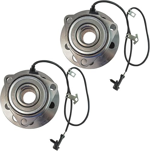 Vista 14 de TRQ Juego de 2 rodamientos y bujes de rueda trasera izquierda y derecha compatible con Ford Expedition 2007-2010 Lincoln Navigator 2007-2010