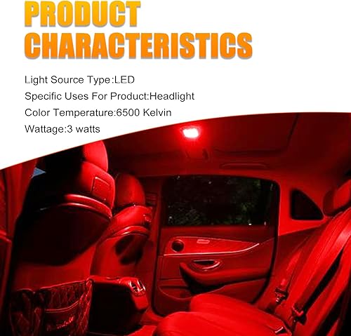 Miniatura 6 de Kit de combinación de bombillas LED para interior de coche, utilizado para el interior del maletero de la placa de matrícula del coche, fácil de