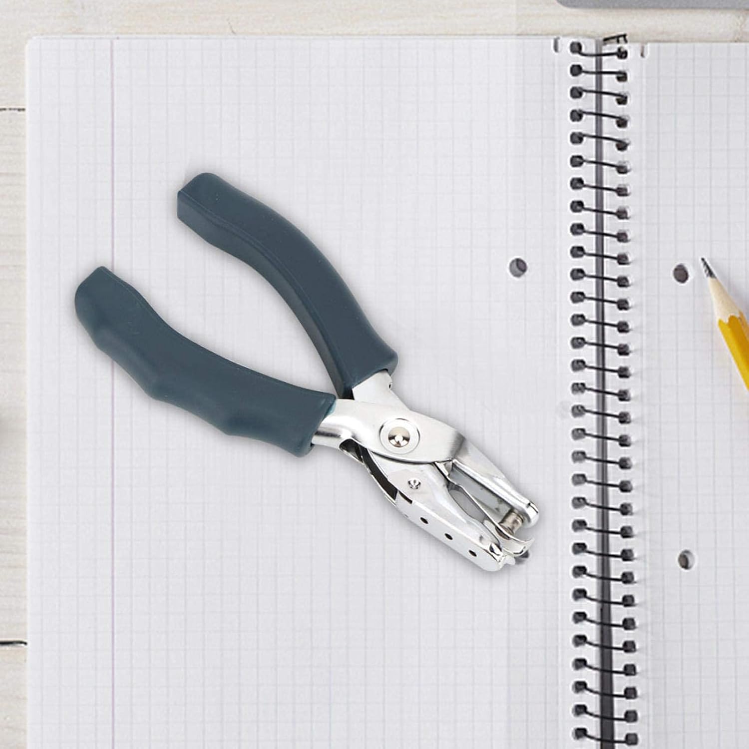 Single Hole Punch, Universal Handheld Paper Single Hole Punch Heavy