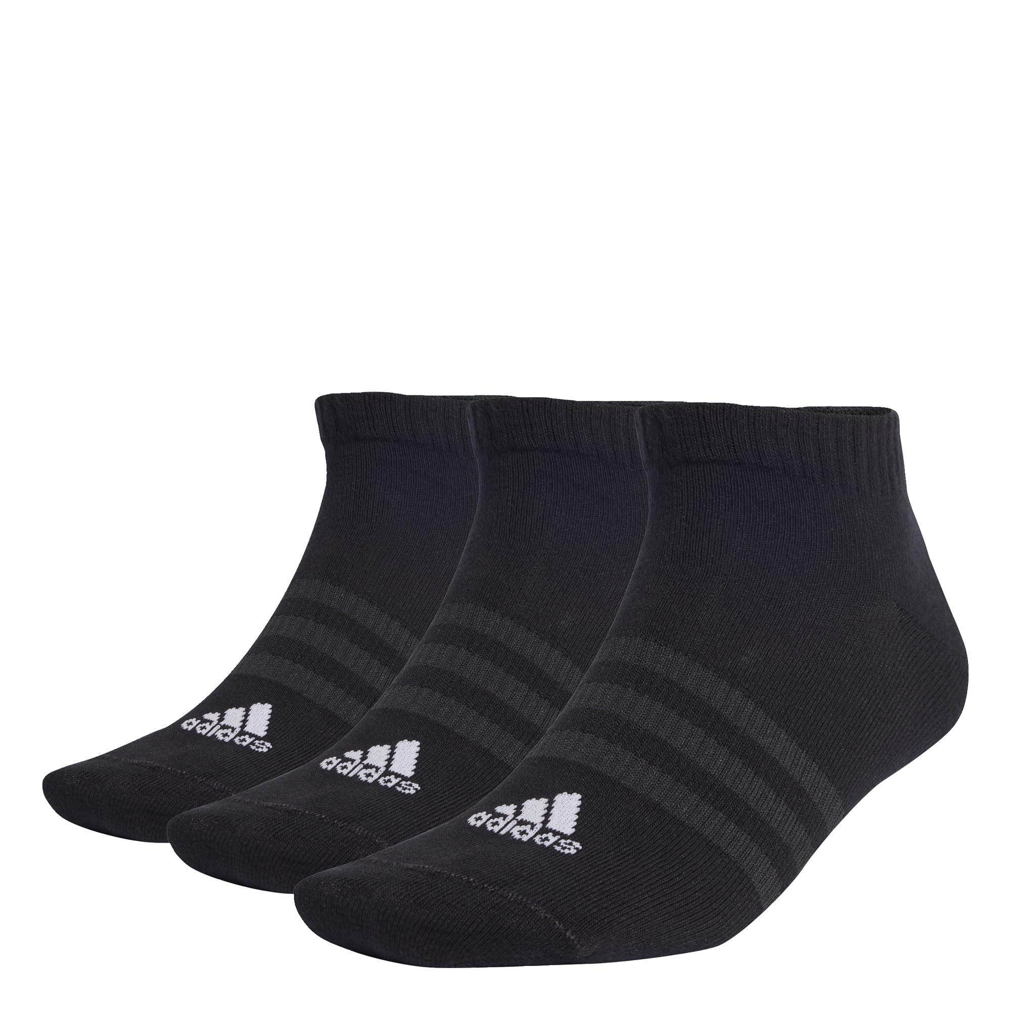adidas Uniseks Skarpeti do kostek, Black/White, S