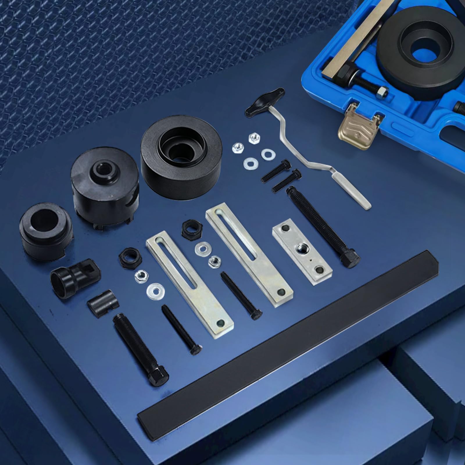 Set di attrezzi per cambio a doppia frizione Compatibile con Audi VAG VW 7 marce DSG, utensili per montaggio e smontaggio della frizione T10323 T10373 T10376 T40100 T10407 T10466