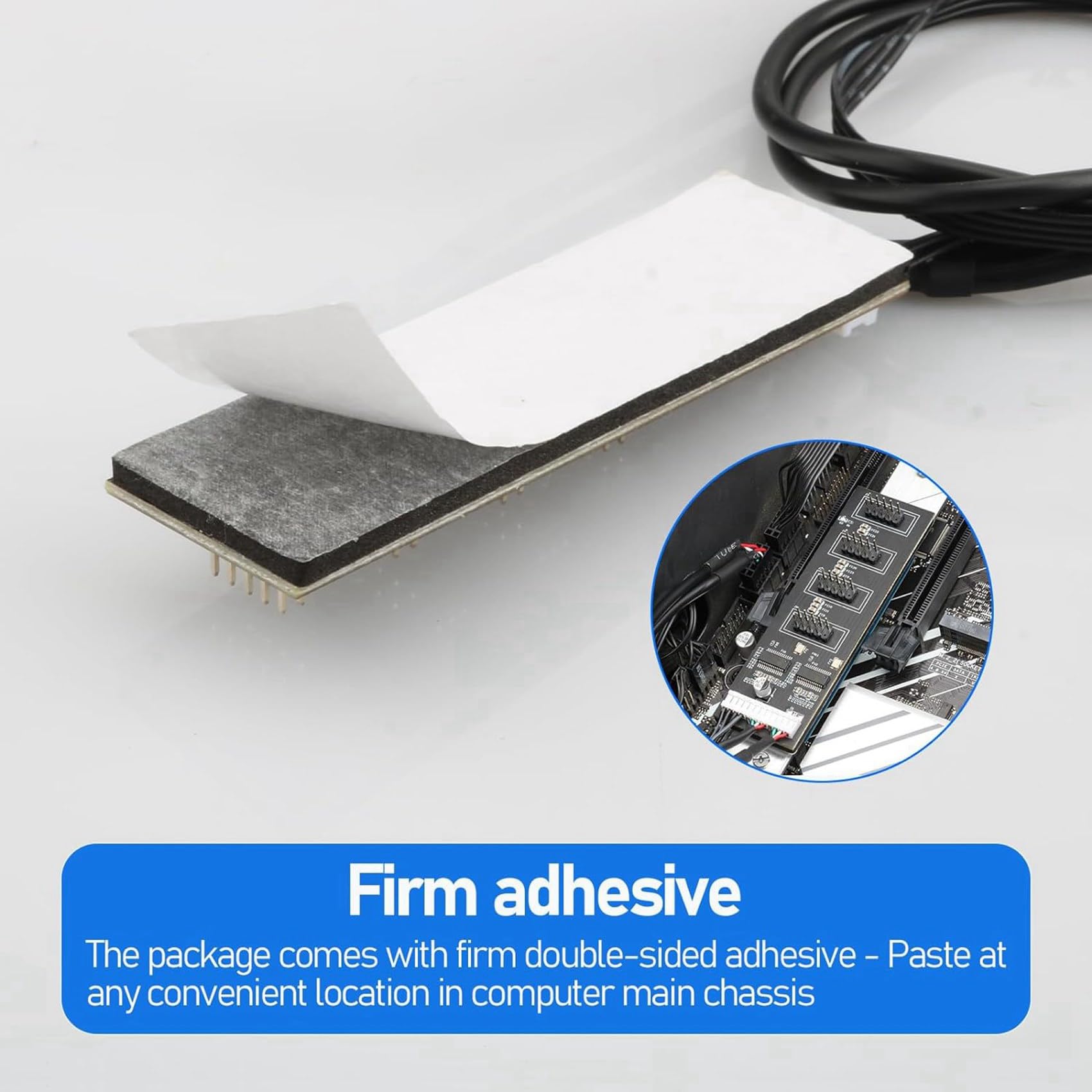 5X 9-pinowy rozgałęźnik USB z kablem zasilającym , wewnętrzny koncentrator USB, złącze rozgałęźnika USB 2.0 do płyty głównej