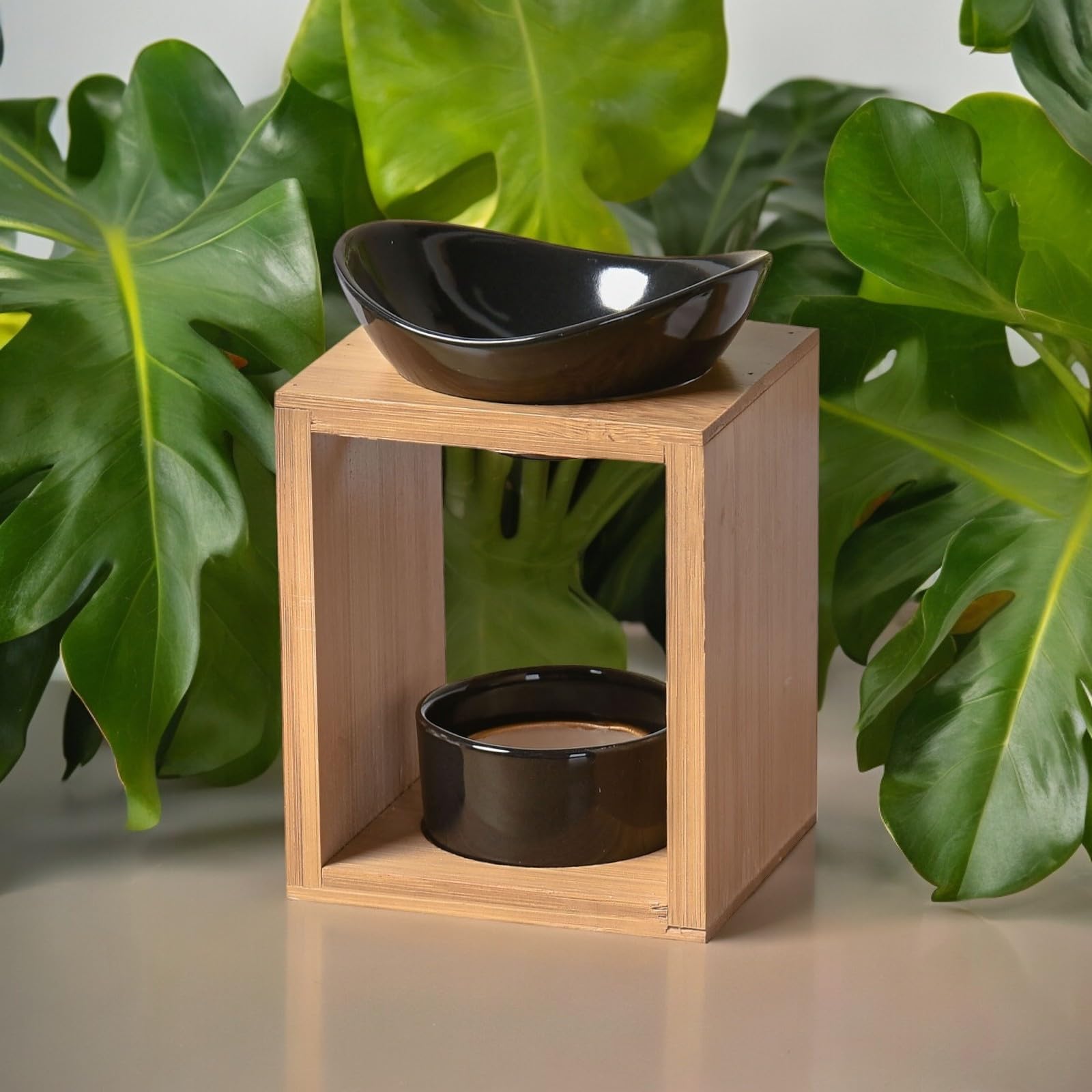 Zen'Aroma – Quema de Perfume Natural Kalos – Quemador de aceites Esenciales, Fondants perfumados, Cuadrado de Cera perfumados – difusión por Calor Suave – aromaterapia – Objeto Decorativo y