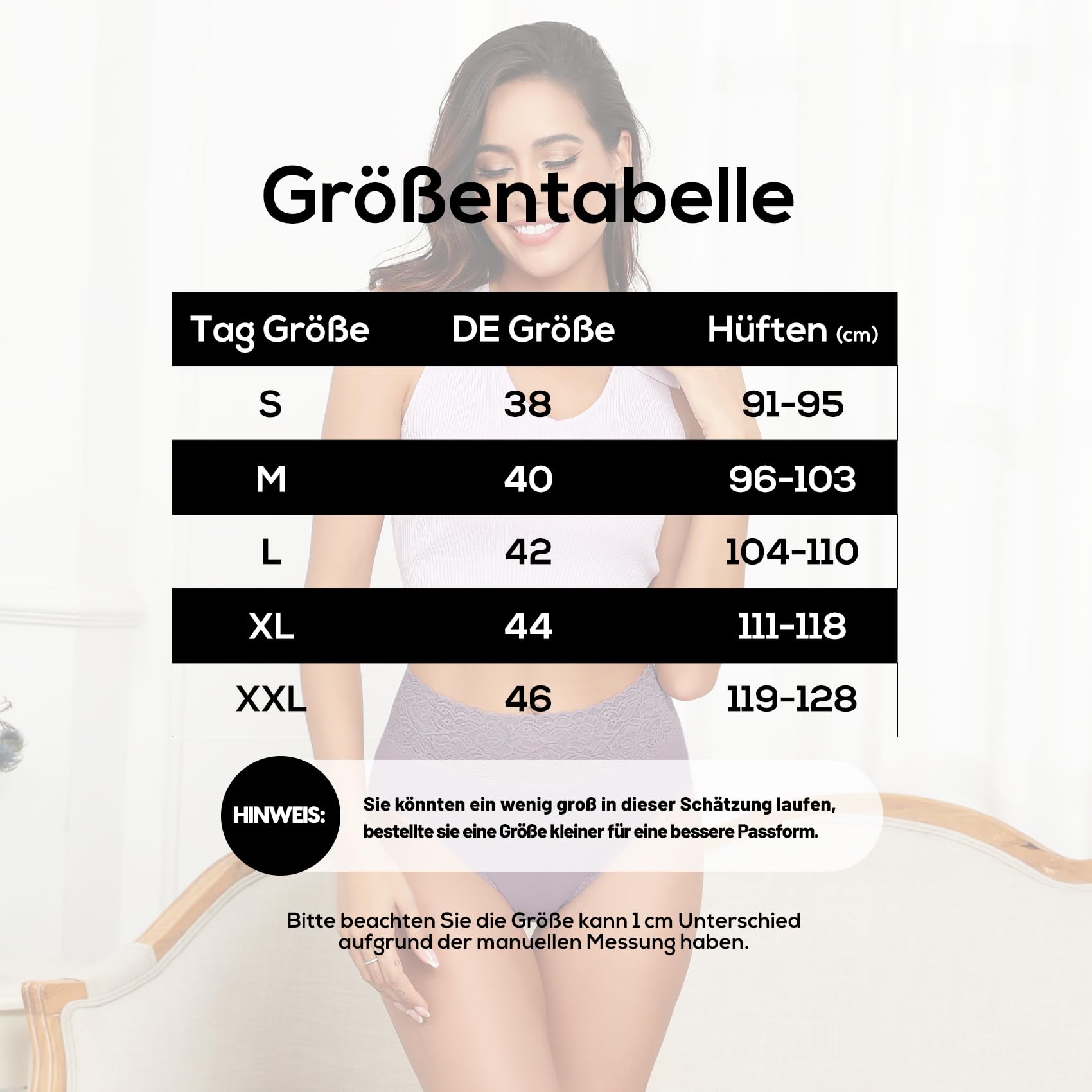 Wealurre Bragas Mujer Algodon Cintura Alta Encaje Pack de 5
