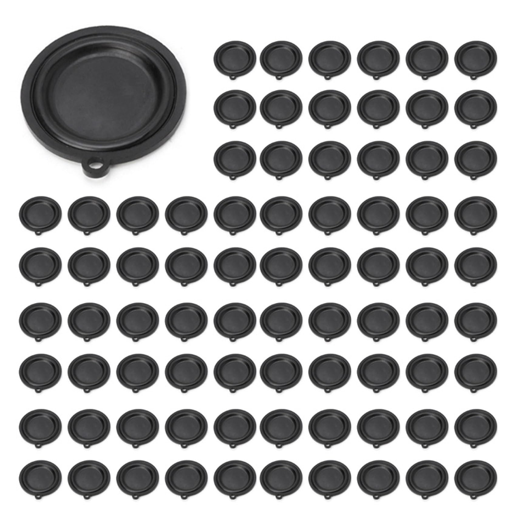 Jnchdghwa Black 120Pcs 50Mm Gas Water Heater Pressure Diaphragm Fittings Water-Gas Linkage Valve Water Film Tympanic Membrane