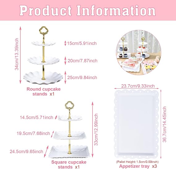 Frigg 5Pcs Dessert Table Display Set