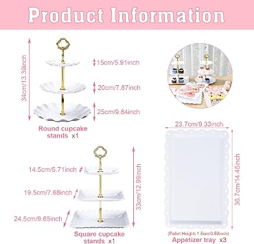 Frigg 5Pcs Dessert Table Display Set