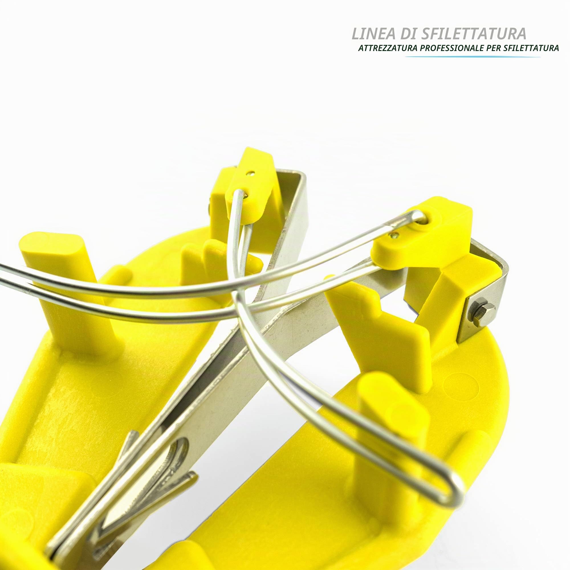 Giesser since 1776 - Made in Germany - Sharp easy, affilacoltelli, con supporto, acciaino, doppia funzione, giallo, 9980