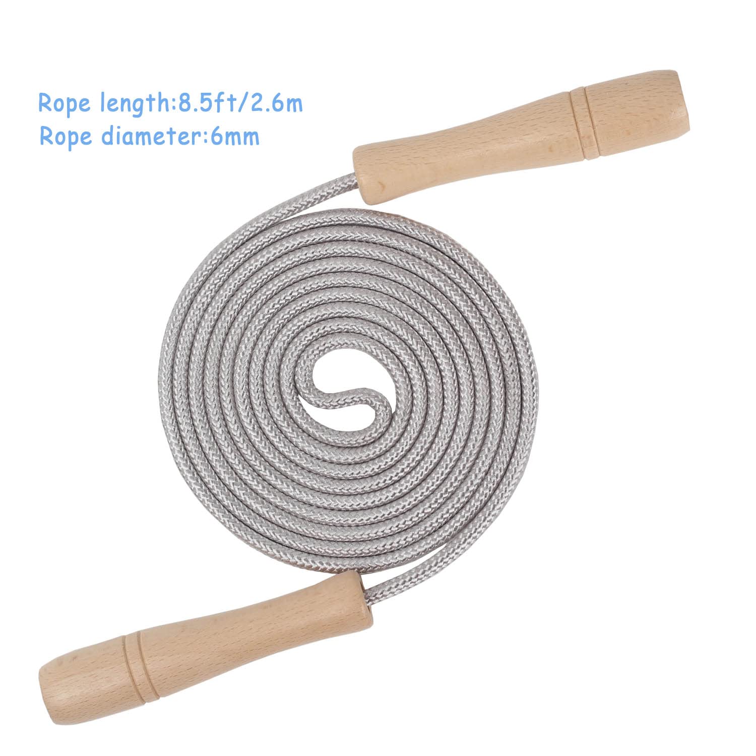 Cordes A Sauter Fitness Corde à Sauter En Bois Réglable Fitness Pour Enfants étudiants Adultes Jump Ropes