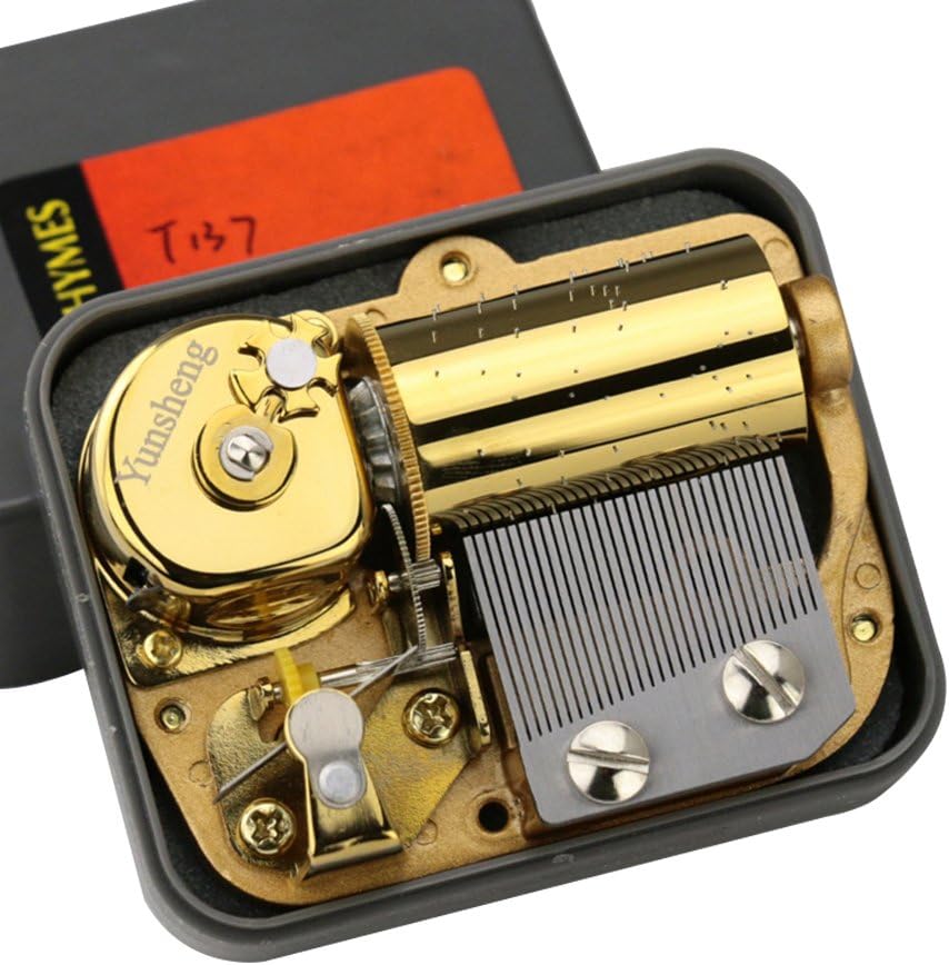 Youtang Yunsheng 30 Note Windup Gold Plating Clockwork Mechanism DIY Musical Movement (Elfen Lied Lilium)