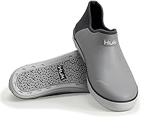 HUK Men's Rogue Wave Waterproof Fishing Shoes - GripX Wet Traction, Neoprene Comfort, Ankle-High Durability