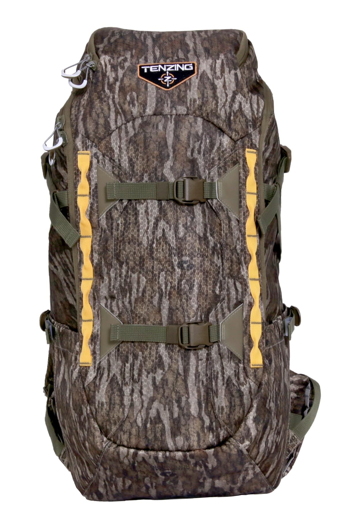 TENZING 2300 Whitetail Day Pack Rugged Camo Hunting Backpack with 4 Compartments & 13 Organizational Pockets, Hydration Bladder, ?Mossy Oak Bottomlands, One Size