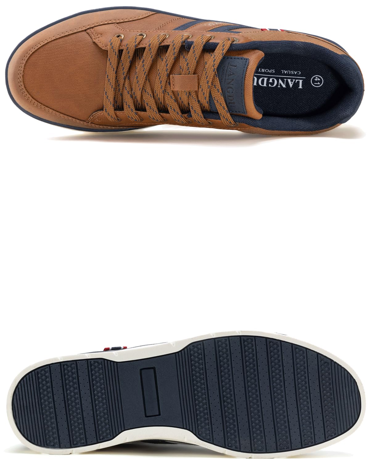 LANGDU Sneakers Uomo Scarpe da Ginnastica Casual Sportive Running Basse Scarpe all'Aperto 41-46