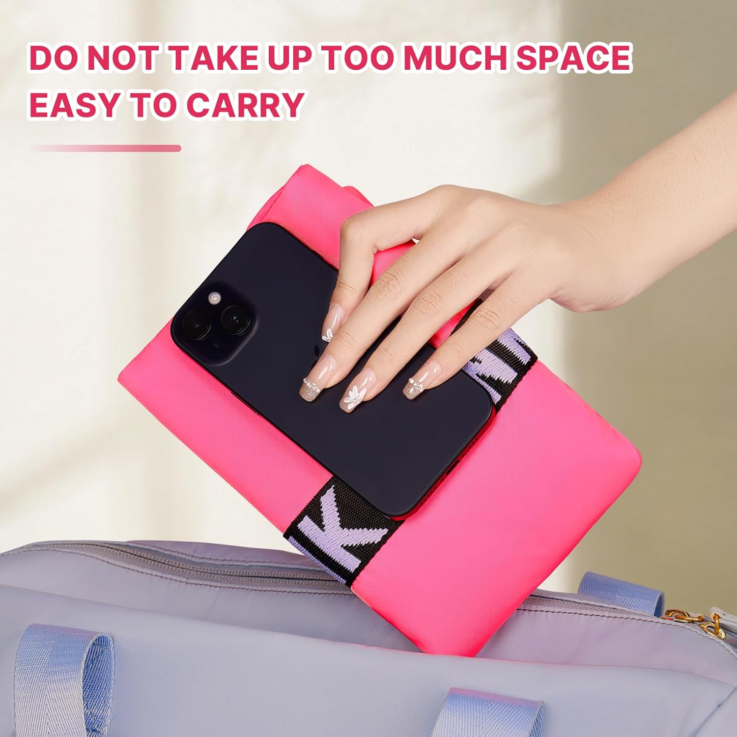 Travel Tote Bag for Women, Large Waterproof Beach Bag for Daily | Large, Waterproof, for Daily - Image 7