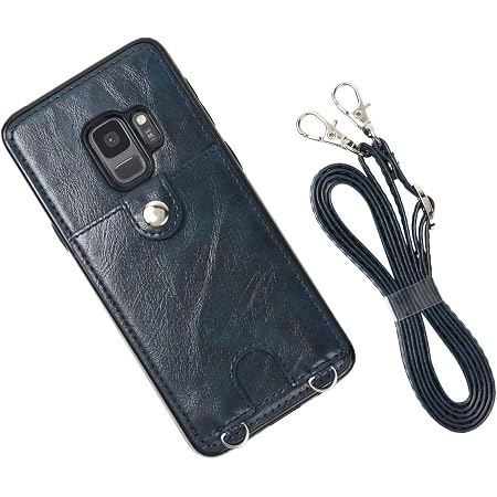 Amazon Co Jp Moclil Galaxy S9 スマホ ケース 肩掛け 首かけ 斜めがけ ショルダー Pu レザー かわいい 画面クリーナー 日本語説明書付き S9 インディゴ Ml0028 家電 カメラ