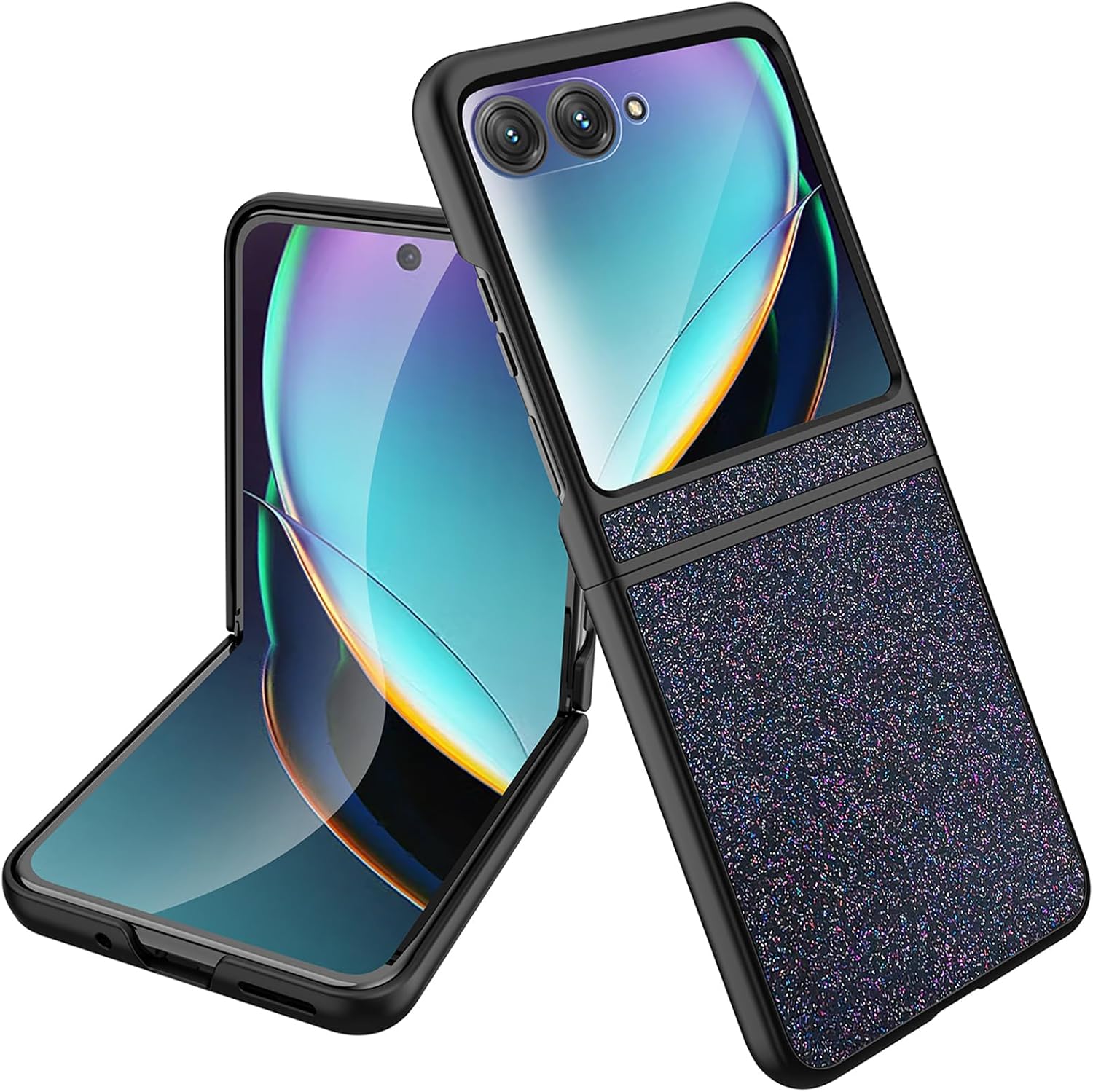 NINKI Compatible Bling Case for Motorola Razr Plus 2023