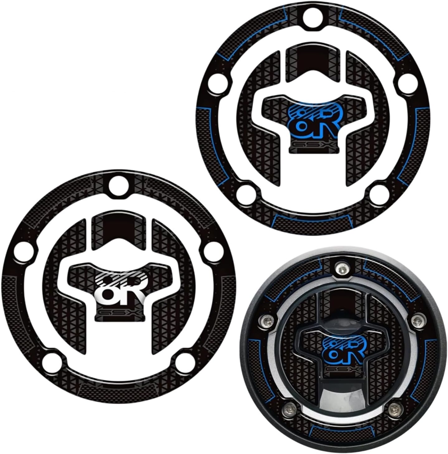 Motorcycle Tank Sticker for Suz&uki GSX-8R 2024 2025 Motorcycle Fuel Tank Pad Side Grips Gas Oil Kit Knee Protection 3D Stickers Decals.