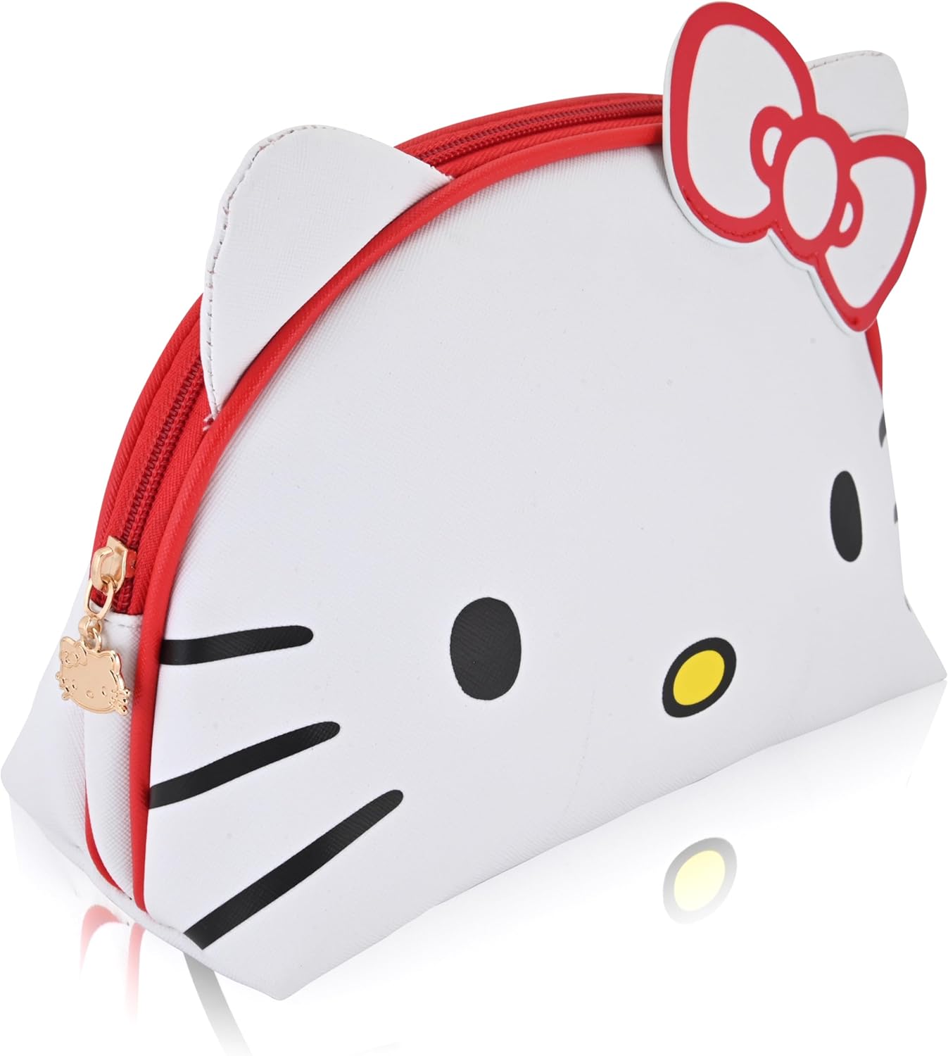 Sanrio Hello Kitty Makeup Bag for Women | Hello Kitty PU Leather Travel Toiletry Bag for Women | Make Up Travel Bag Cosmetic Bag Makeup Pouch