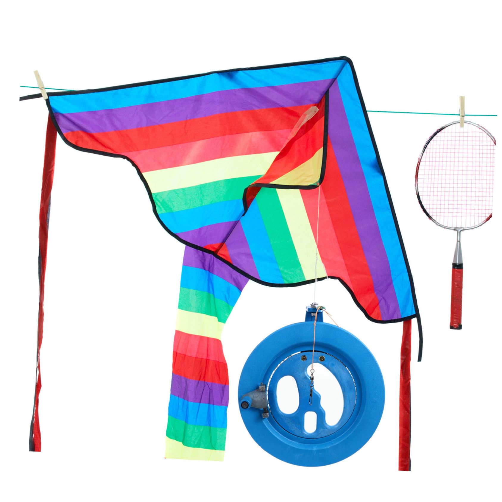 Alasum High Impact Composite Plastic Kite Reel Winder Winder for Ages Random Color