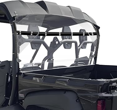 StarknightMT Viking Rear Windshield 3 Seats Clear Back Window Hard PC