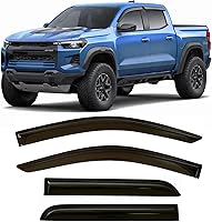 Vista 16 de 2019-2026 Protectores de Lluvia Adhesivos para Dodge RAM 1500 Quad Cab solamente Deflectores de Visor de Ventana Lateral Sombras Duraderas Tintadas