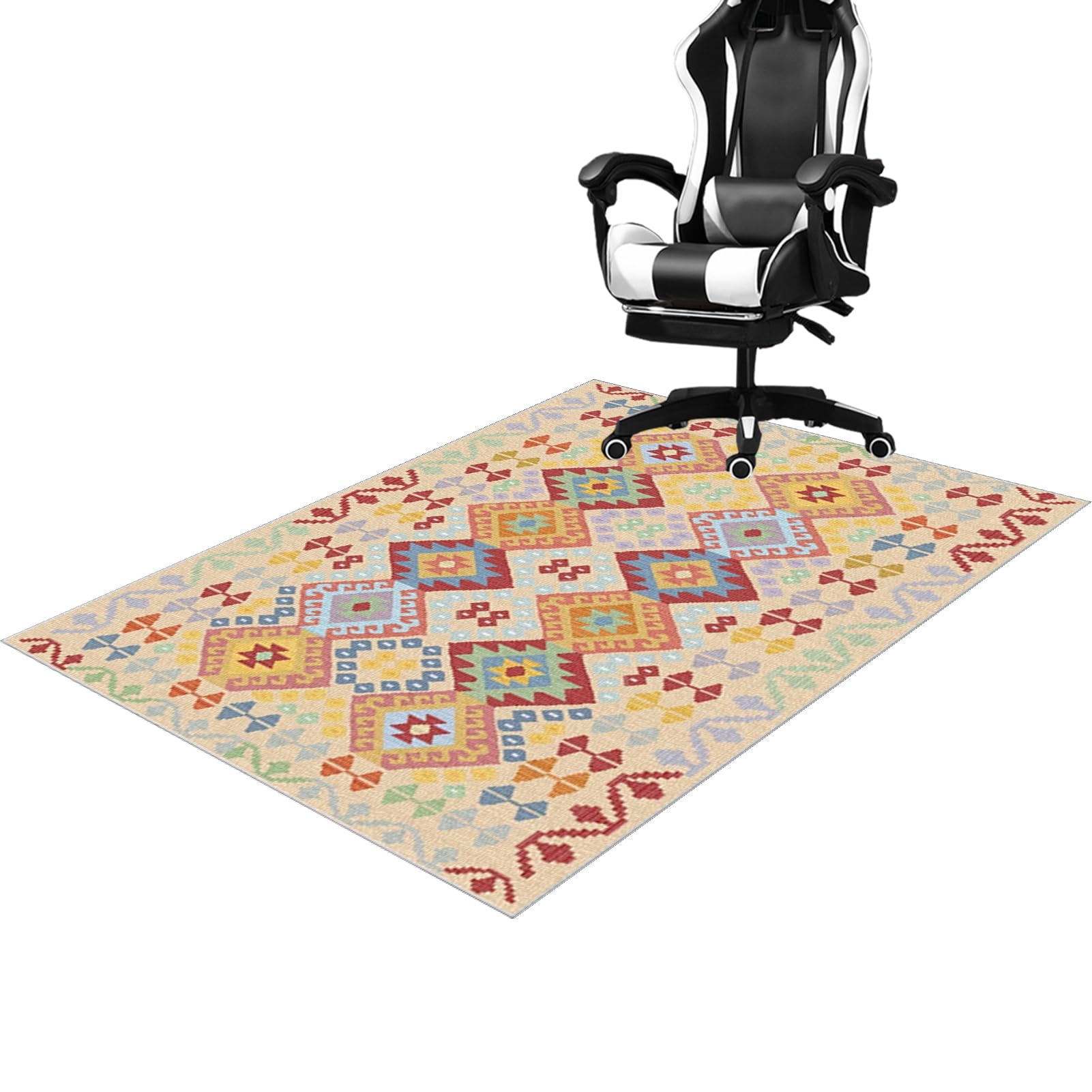 Protector Suelo Silla Ruedas Alfombrilla para Silla de Oficina Alfombra Silla Gaming Protector Suelo Silla de Escritorio Antideslizante Alfombrilla Silla Escritorio para Oficina y hogar 120 x 140 cm