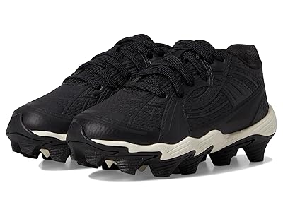 Under Armour Kids Glyde Sola Jr RM Softball Cleats (Toddler/Little Kid/Big Kid) Girls Shoes Black/White/Black : 4 Big Kid M, Synthetic