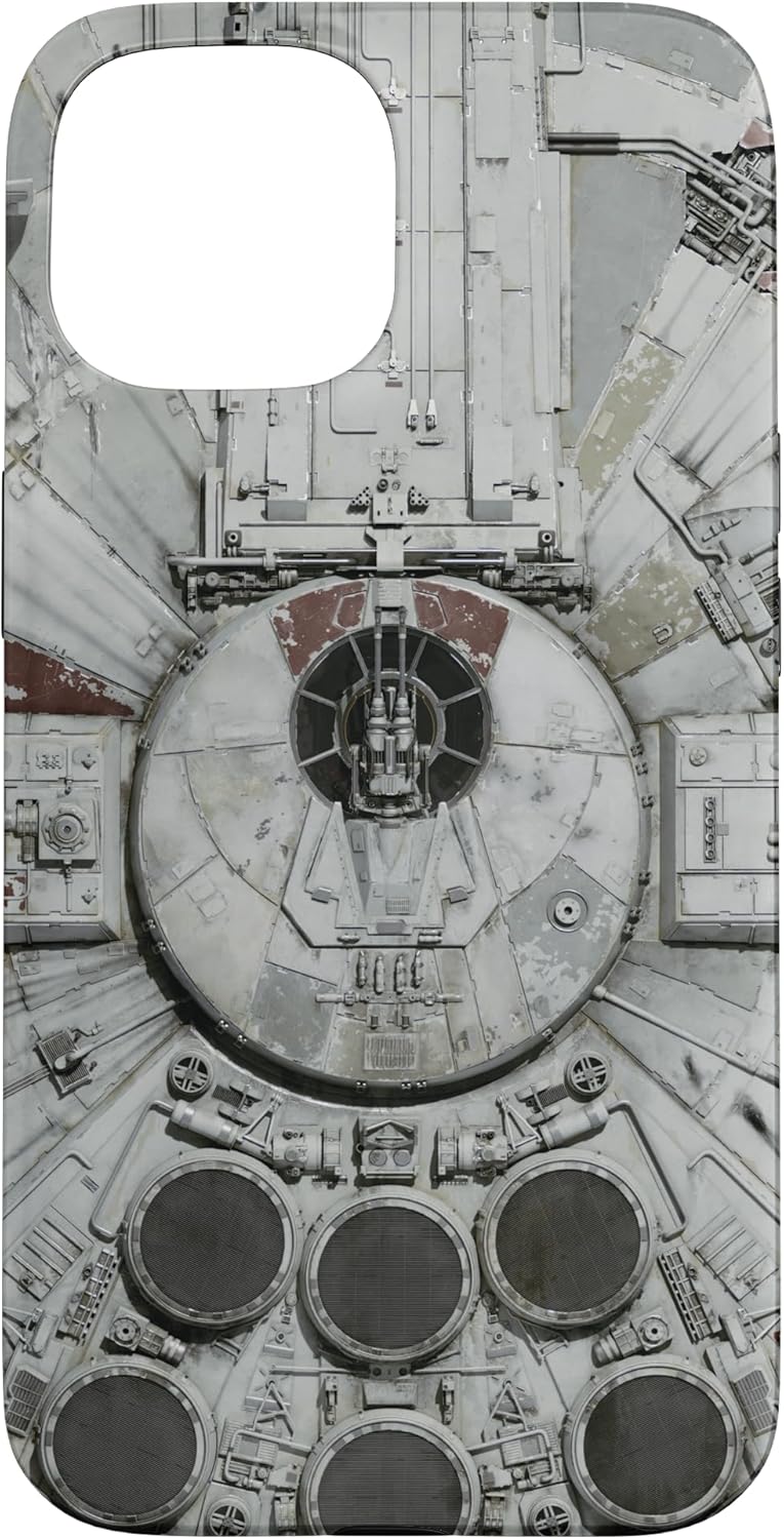 Star Wars Millennium Falcon Close Up Gray Case for iPhone 16 Pro Max