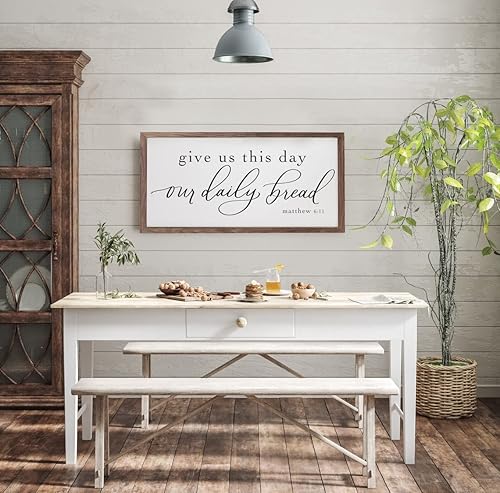 Vista 11 de NATVVA Póster impreso con texto en inglés «All Things are Possible» con texto en inglés «All Things are Possible», arte de pared cristiano para sala