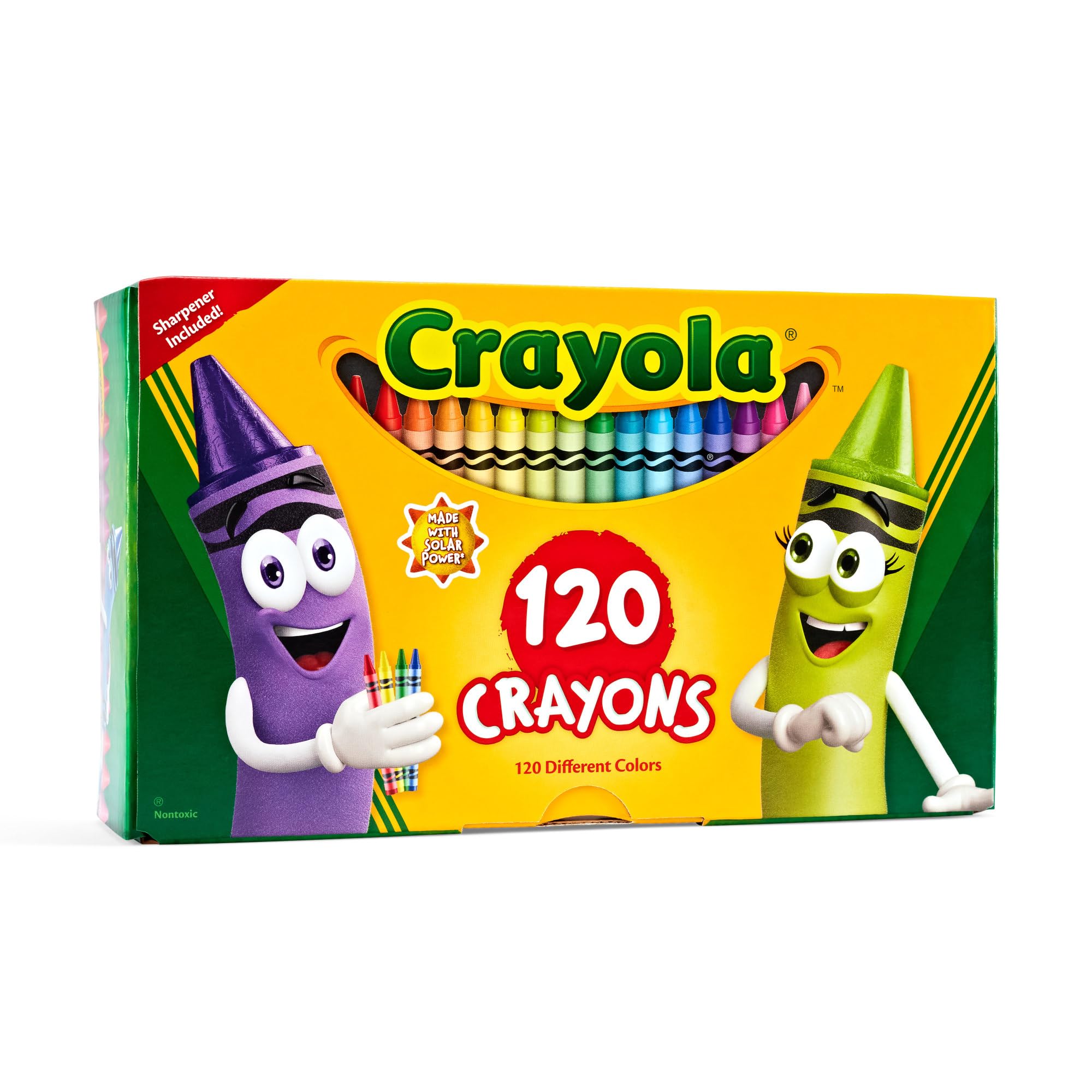 Crayola® Standard-Malstifte, verschiedene Farben, Box mit 120 Buntstiften