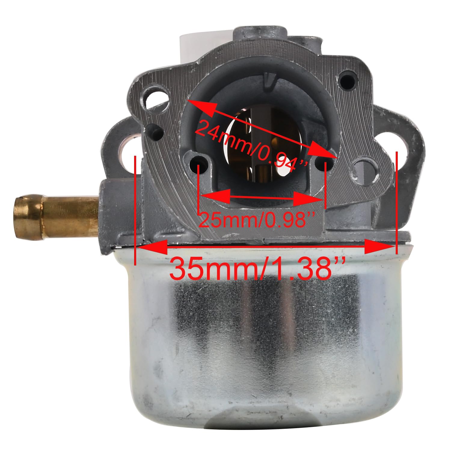 Carburateur 497314 499617 790120 pour moteur de souffleuse à neige Briggs & Stratton 14111 16400 20010 129700 124T05 124T07